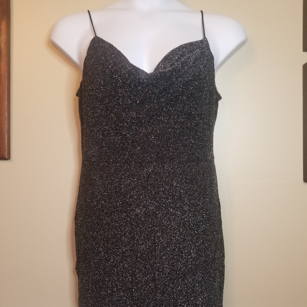 Womens black and silver formal dress by Shein size L